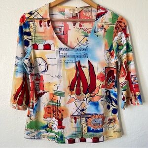 Norm Thompson Artsy Top